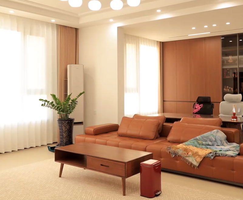 大庆世纪峯汇165平中古风整装修实景